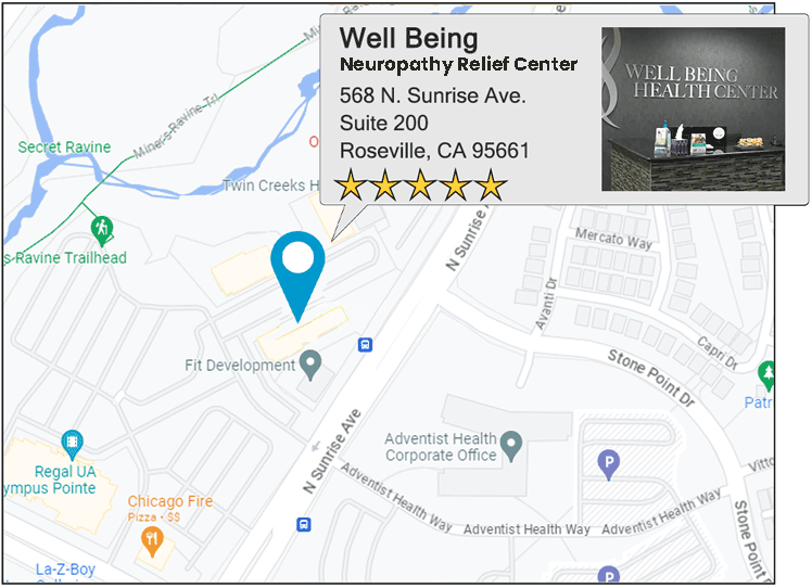 Well Being Neuropathy Relief Center's location on google map