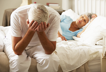 diabetic man suffering with impotency